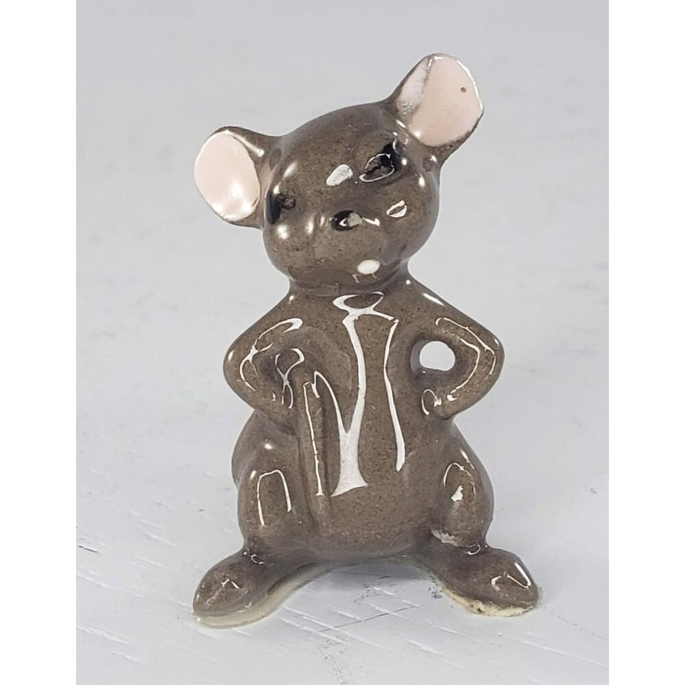 Hagen Renaker Big Brother Mouse Rat Miniature Figurine Angry Hands On Hips #295